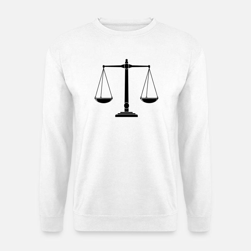 Dish scale - Unisex Sweatshirt - white