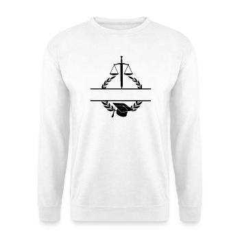 Juge avocat 45 - Sweat-shirt Unisexe - blanc - Devant