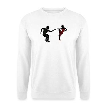 Dancing couple - Unisex Sweatshirt - white - Front
