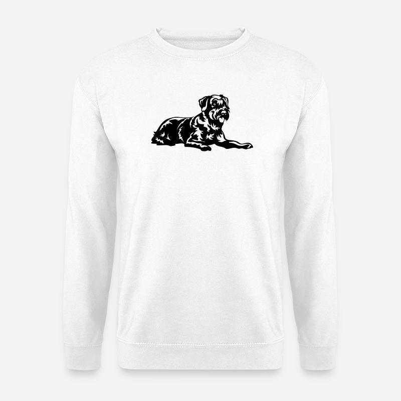 Schnauzer géant - Sweat-shirt Unisexe - blanc