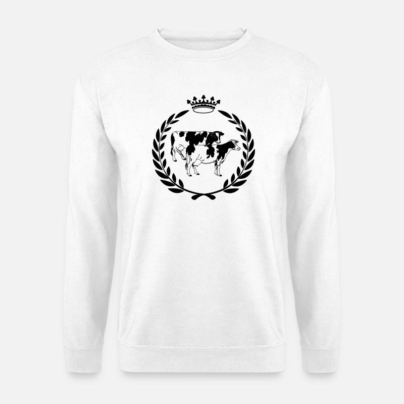 Preisgekrönter Kuhlorbeerkranz - Unisex Pullover - Weiß