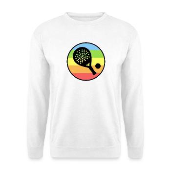 Raquette Padel Tournoi Balles Padel Tennis - Sweat-shirt Unisexe - blanc - Devant