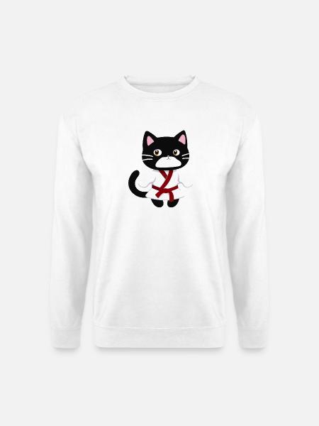 ticker, Happy Colorful Owl portant des écouteurs, kaw - Sweat-shirt Unisexe - blanc