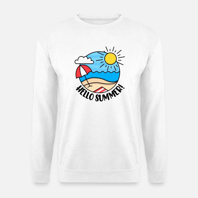Hello Summer 2 - Unisex Sweatshirt - white
