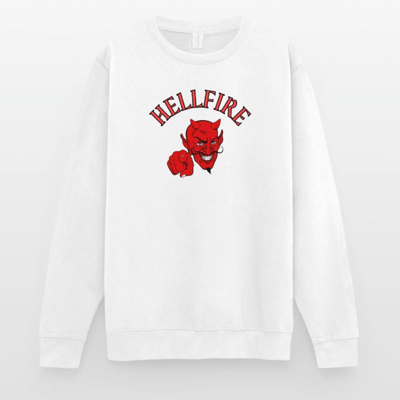 Devil, Satan, Devil, Hellfire Unisex Sweatshirt