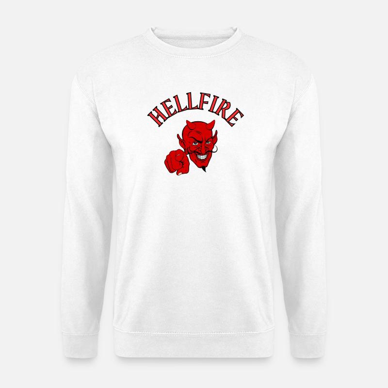 Devil, Satan, Devil, Hellfire - Unisex Sweatshirt - white