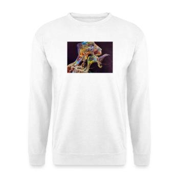 Chromatic Ribbon Portrait - Unisex Sweatshirt - white - Front