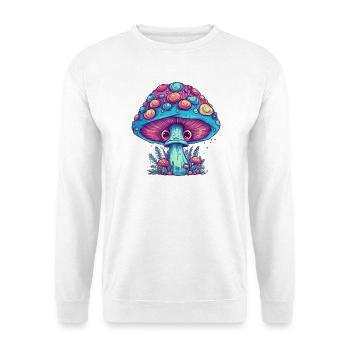 Psychedelischer Pilz - Magischer Pilz - Unisex Pullover - Weiß - Vorne