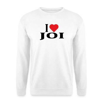 t-shirt name I love Joi t-shirt gift idea - Unisex Sweatshirt - white - Front