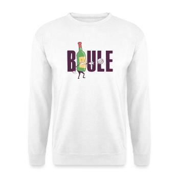 Boules de Boccia Boules de Boules de Boules de Boules de Boccia Tenue de pétanque - Sweat-shirt Unisexe - blanc - Devant