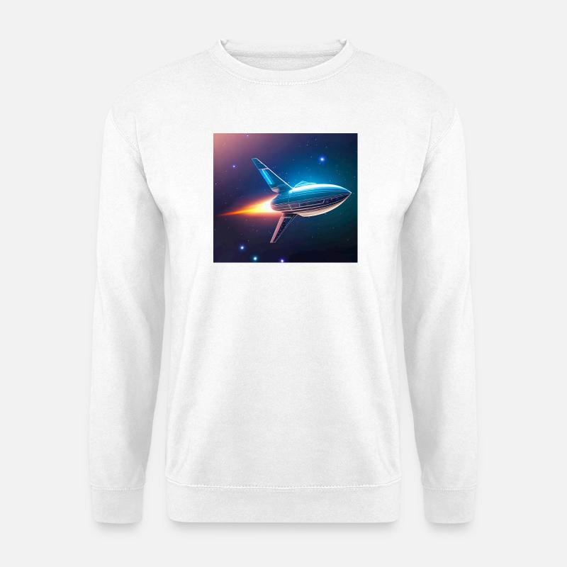 Raketenflug - Unisex Pullover - Weiß