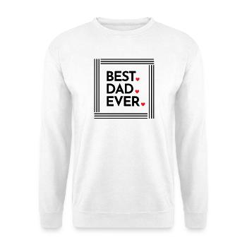 Gift Father's Day - Dad is the Best / Men's Day - Unisex Sweatshirt - white - Front