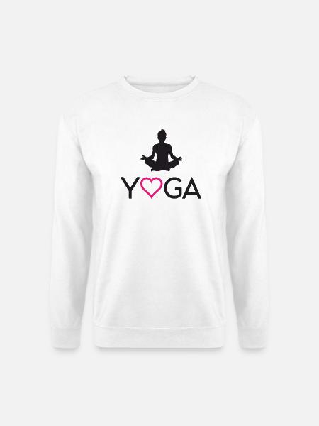 Yoga - Unisex Sweatshirt - white