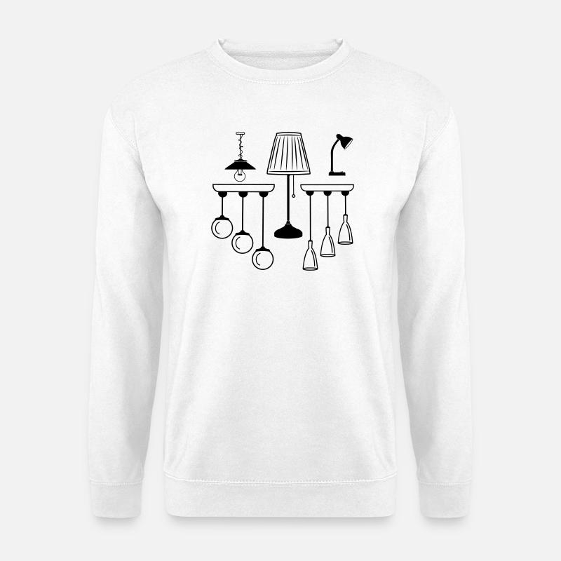 Collection de lampes et d’éclairage - Sweat-shirt Unisexe - blanc