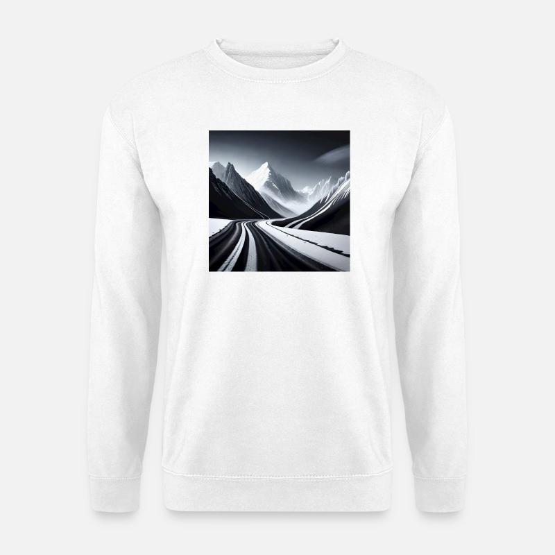 Winterlandschaft - Unisex Pullover - Weiß