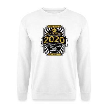 2020 SEPTEMBER - Sweat-shirt Unisexe - blanc - Devant