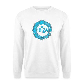Ibiza water design with star - Unisex Sweatshirt - white - Front