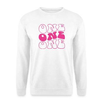 One 1st Birthday For Girls 1 Year Old - Unisex Sweatshirt - white - Front
