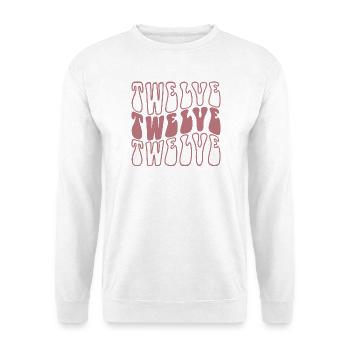 Twelve 12th Birthday Girls 12 Years Old - Unisex Sweatshirt - white - Front