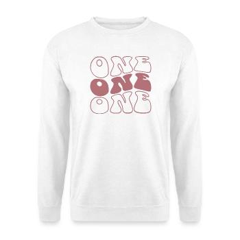 One 1st Birthday For Girls 1 Year Old - Unisex Sweatshirt - white - Front