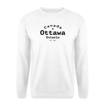 Ottawa 1867 Emblem Vintage - Unisex Sweatshirt - white - Front