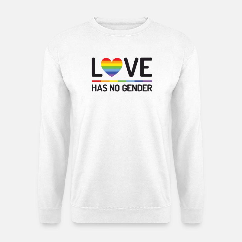 Pride Month - Liebe hat kein Geschlecht - Unisex Pullover - Weiß