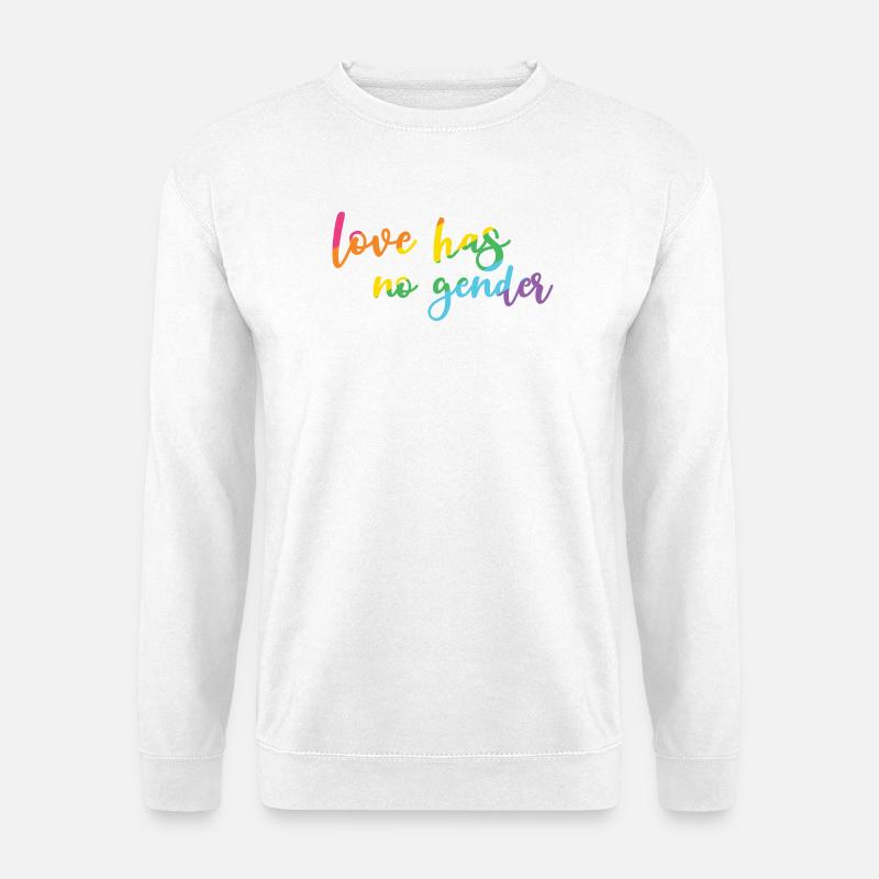 Pride Month - Liebe hat kein Geschlecht - Unisex Pullover - Weiß