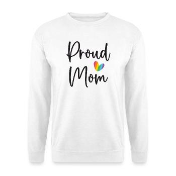 Stolze Mama - Unisex Pullover - Weiß - Vorne