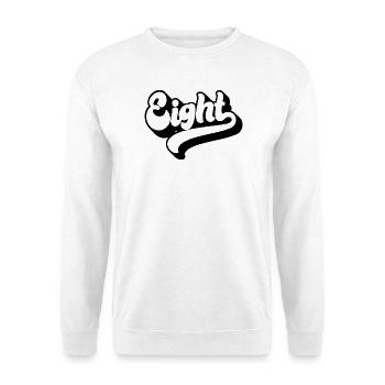 Acht 8. Geburtstag Kinder Jungen Mädchen 8 Jahre alt - Unisex Pullover - Weiß - Vorne