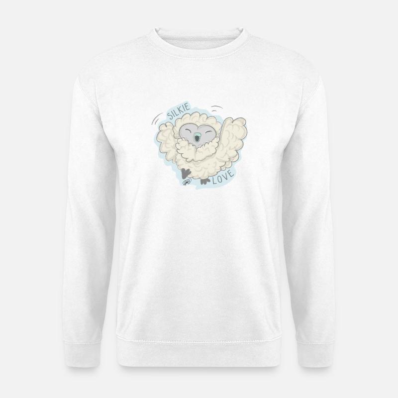 Lioba Seidenhuhn, Hurra - Unisex Pullover - Weiß