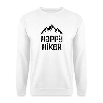 Wanderer Berge Natur Statement Touren Bergwandern - Unisex Pullover - Weiß - Vorne