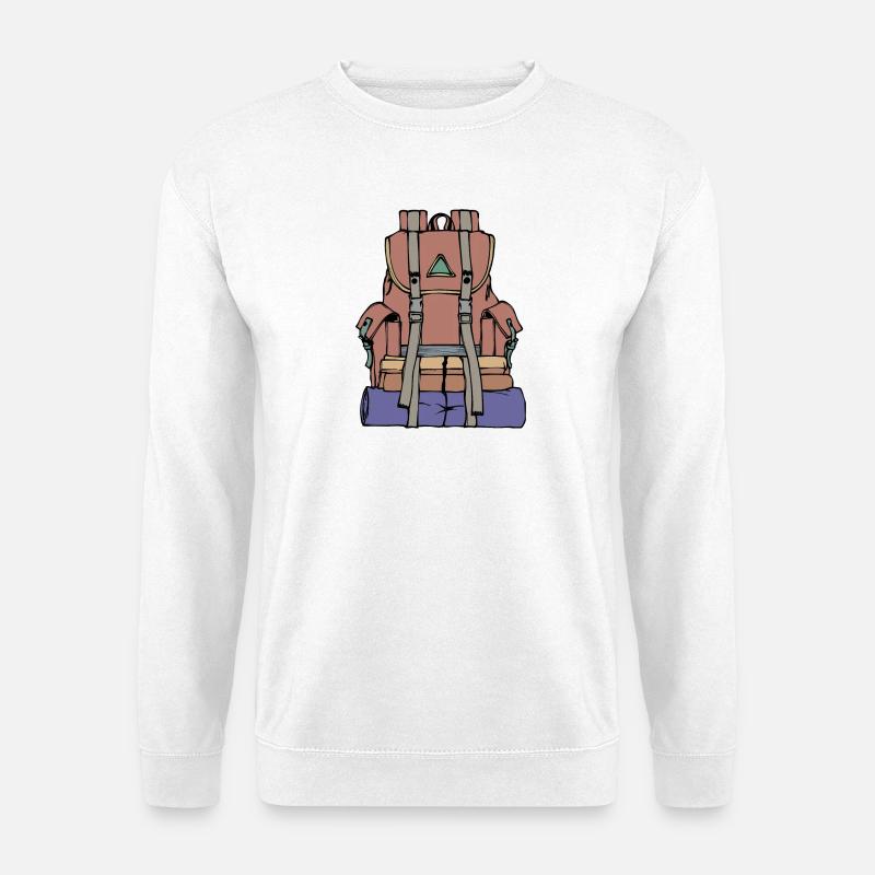 Klettern Bergsteigen Wandern Wanderer Wanderwege - Unisex Pullover - Weiß