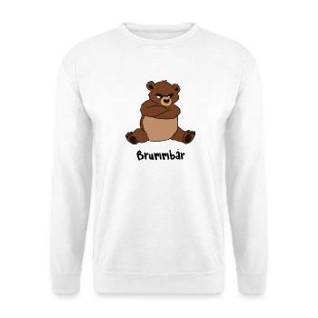 Bougon - Sweat-shirt Unisexe - blanc - Devant