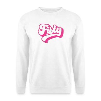 Fifty 50th Birthday Women Her 50 Years Old - Unisex Sweatshirt - white - Front