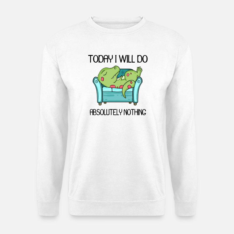 Lustiger Spruch lustige Sprüche - Unisex Pullover - Weiß