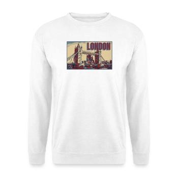 London Tower bridge skyline - Unisex Sweatshirt - white - Front