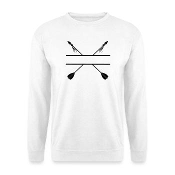 Tir à l’arc Viking arrows - Sweat-shirt Unisexe - blanc - Devant