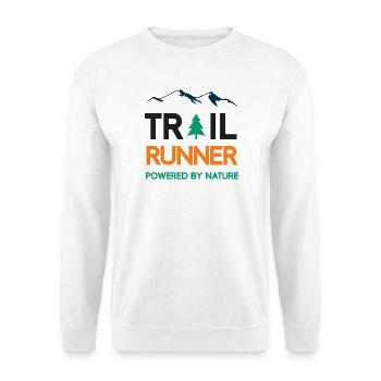 Trail Runner - Powered by Nature - Unisex Sweatshirt - white - Front