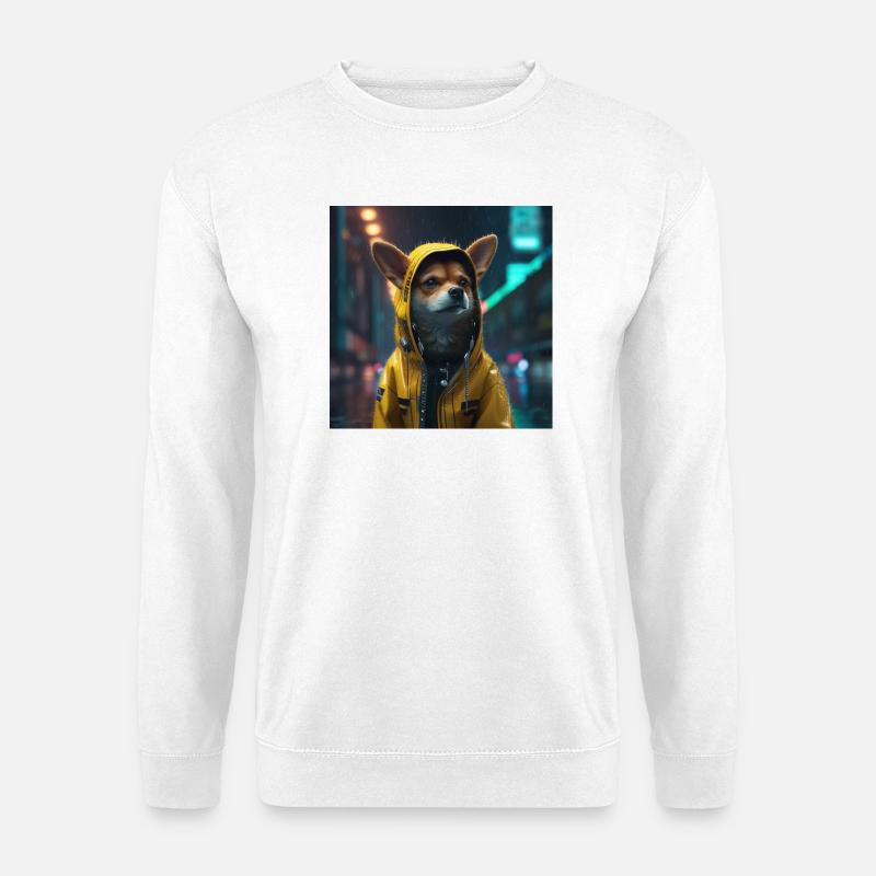 Human Dog - Unisex Pullover - Weiß
