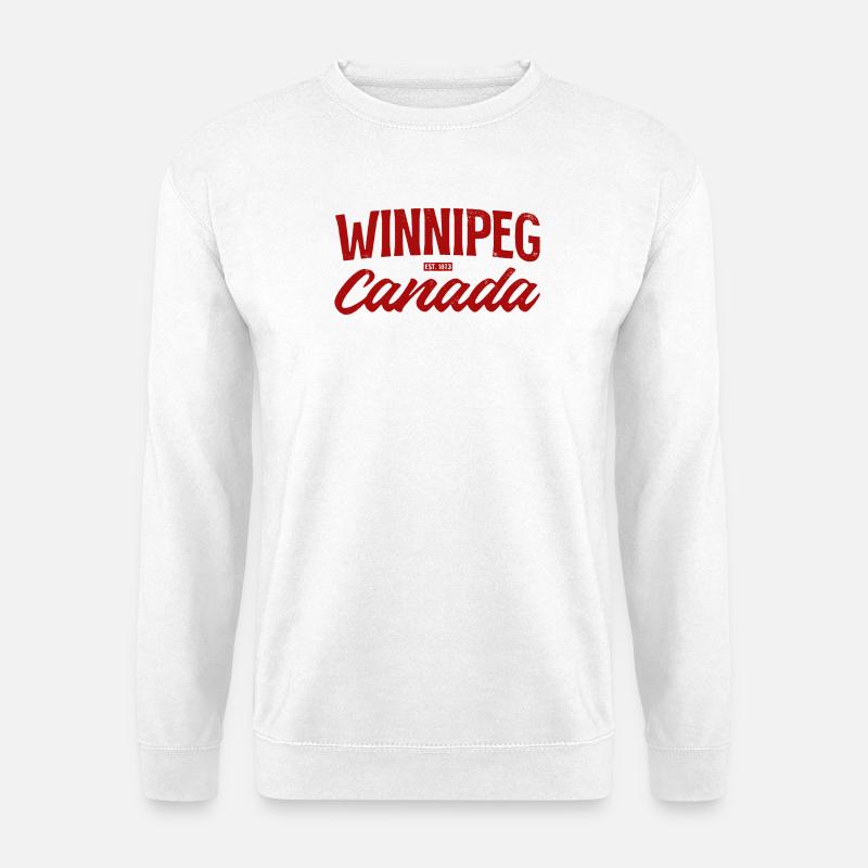 Winnipeg Canada Est 1873 - Unisex Sweatshirt - white