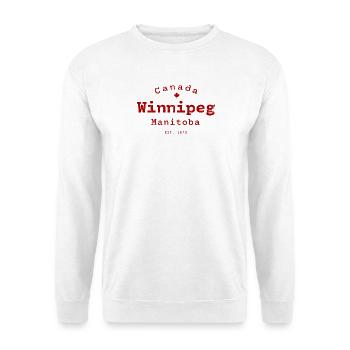 Winnipeg Est 1873 Shirt - Unisex Sweatshirt - white - Front