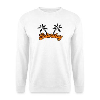 Saturday The Weekend Design - Unisex Sweatshirt - white - Front