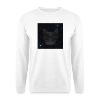 Kätzchen, sternen muster, schenken Weihnachten - Unisex Pullover - Weiß - Vorne