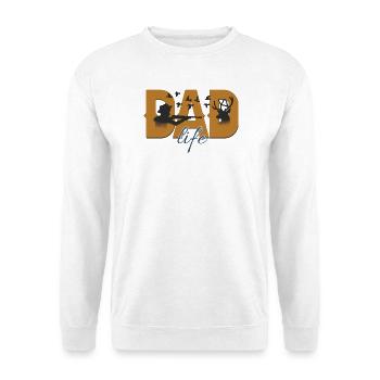 chasse, chasseur, j'aime la chasse - Sweat-shirt Unisexe - blanc - Devant