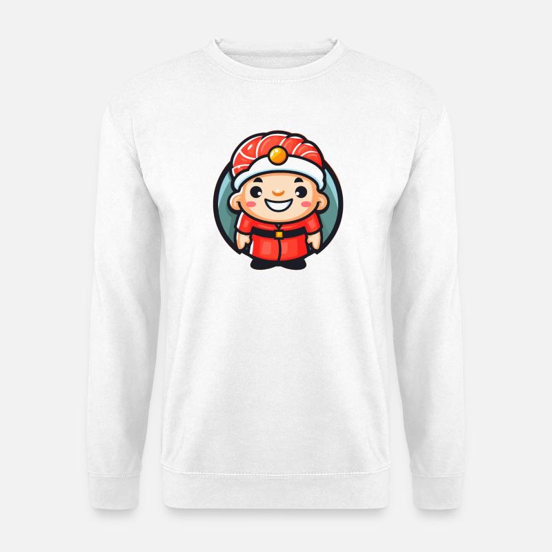Sushikockens maskot - Unisextröja - vit