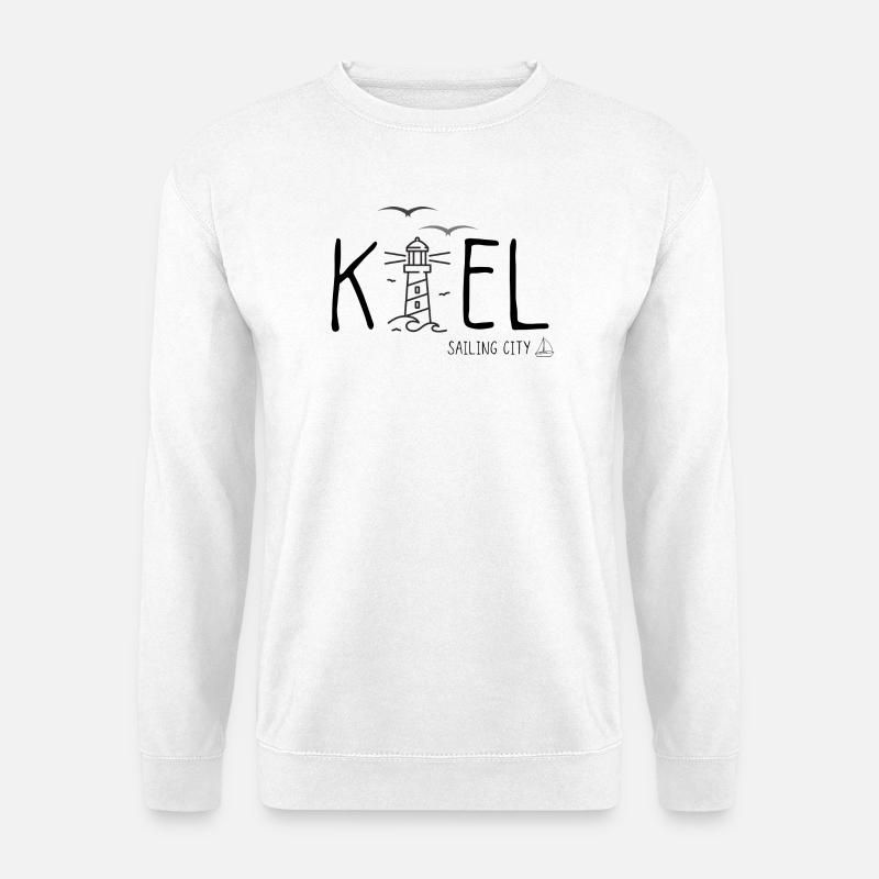 Kiel - Ostsee - Segeln - Unisex Pullover - Weiß