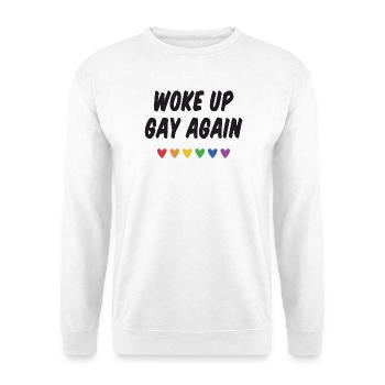 Wieder aufgewacht - Pride Month - Unisex Pullover - Weiß - Vorne