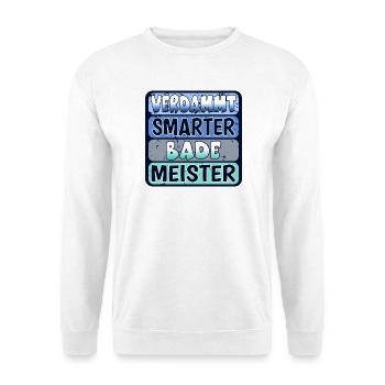 Bademeister - SCHWIMMEN FREIBAD - SEE - MEER - Unisex Pullover - Weiß - Vorne