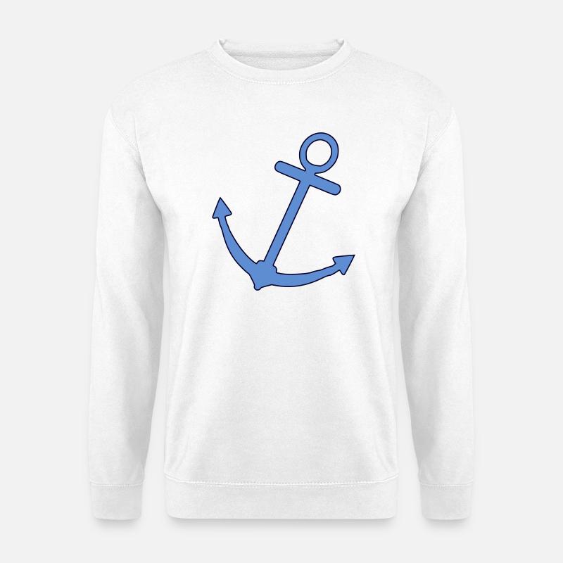 Anker - Unisex Pullover - Weiß