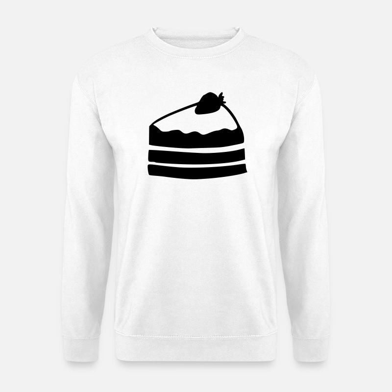 Kuchenstück - Unisex Pullover - Weiß